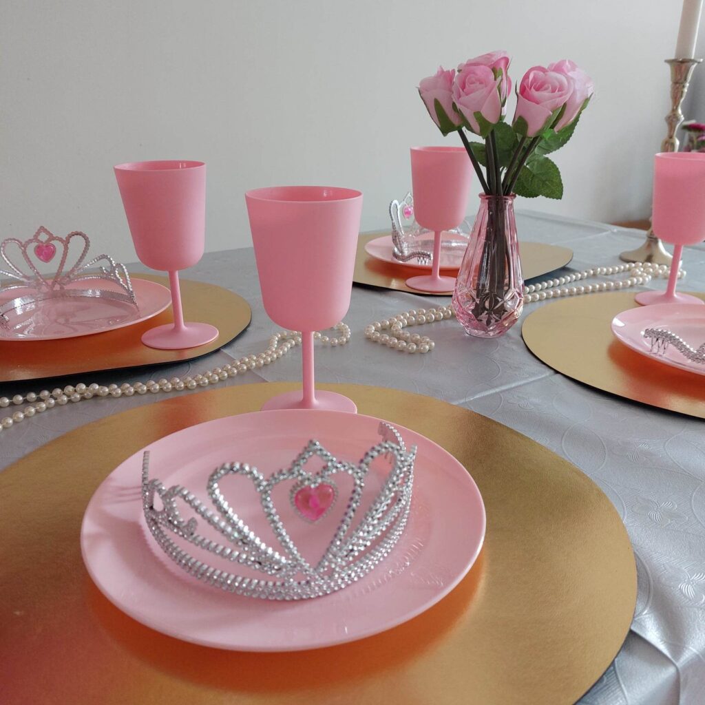 Tafelaankleding van de prinsessen themakist