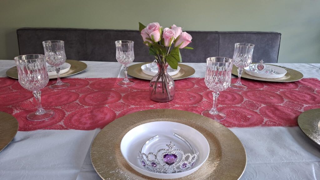 Prinsessen feesttafel